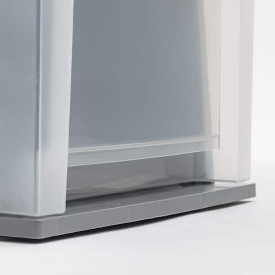 Iris® 17qt. Gray Stacking Drawer, 3 Pack
